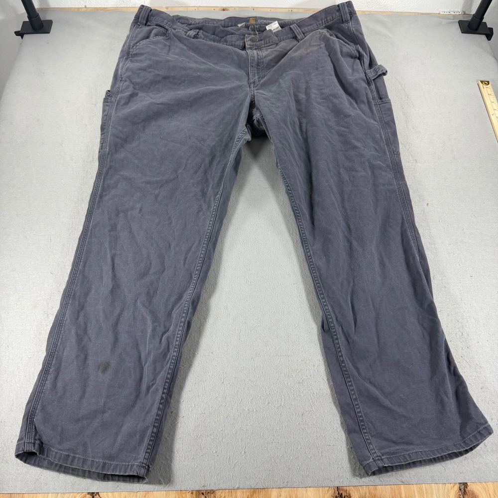 Carhartt Original Fit Canvas‎ Utility Work Pants Womens 24W Gray